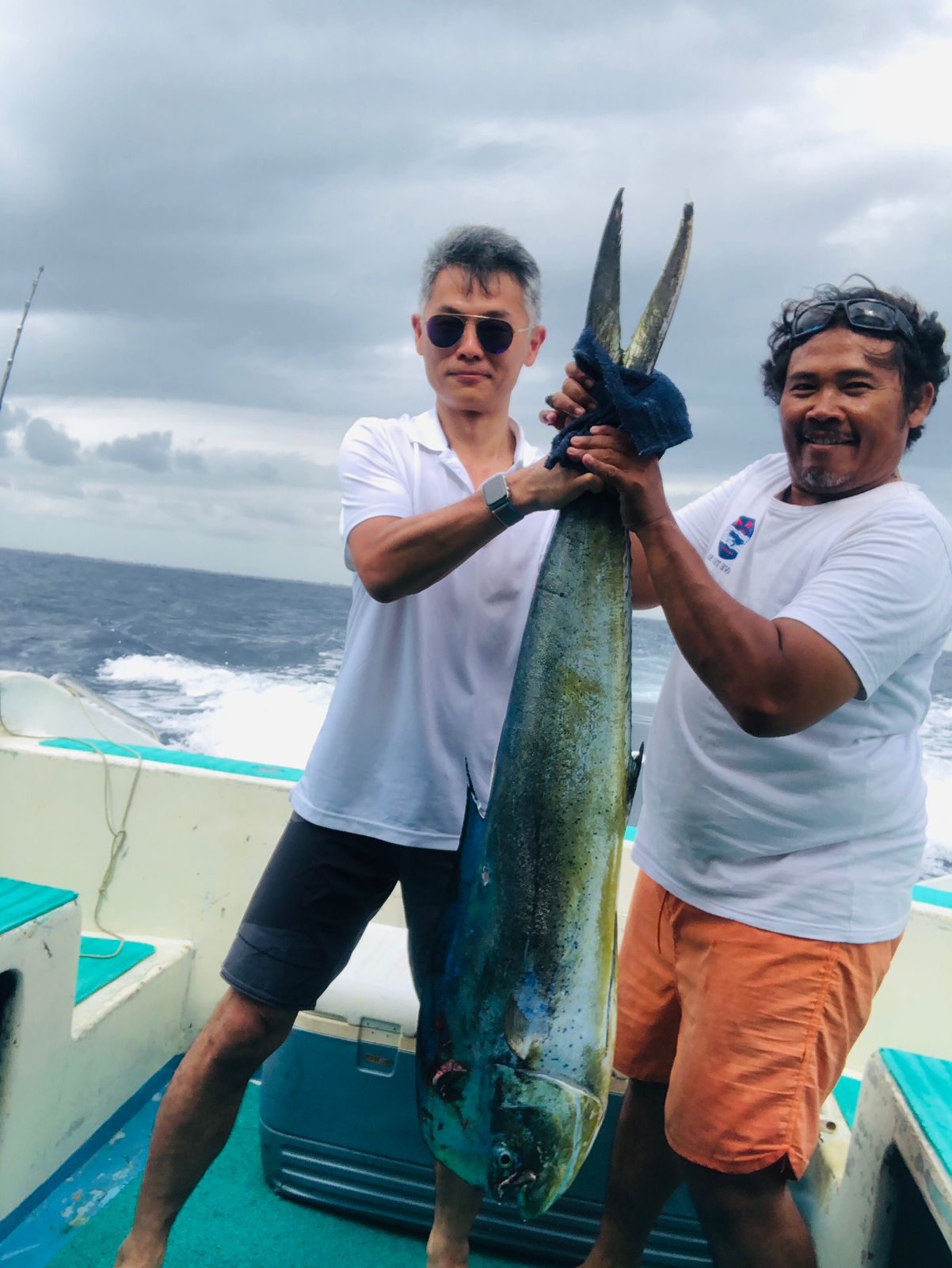 Action on deck during an ocean charter in Bali